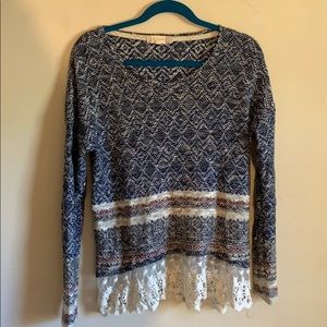 Altar’d State Lightweight Lacy Sweater